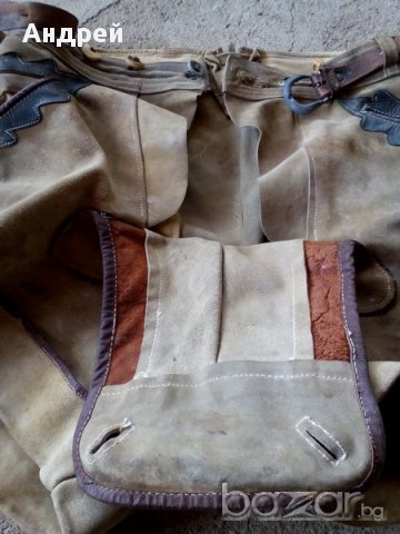 Старинни къси кожени панталони, снимка 7 - Антикварни и старинни предмети - 18135037