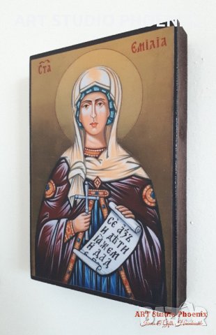 Икона на Света Емилия icona sveta emilia, снимка 3 - Икони - 21900516
