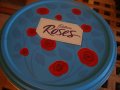 кръгла кутия с рози от Англия, снимка 1 - Други стоки за дома - 21358275