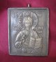 Мини бронзова Икона на Исус Христос, снимка 1 - Други - 25688287