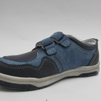 Детски обувки CHIPPO естествена кожа синьо 31/36, снимка 3 - Детски маратонки - 20979193