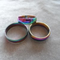 романтичен стоманен пръстен , снимка 3 - Пръстени - 18699056