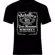  Metallica Metal Four Horsemen Jack Daniels Whiskey Тениска Мъжка/Дамска S до 2XL, снимка 1 - Тениски - 14096378