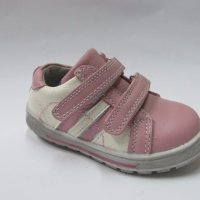 Детска спортна обувка CHIPPO естествена кожа розово/бяло 21/25, снимка 1 - Детски маратонки - 19285317