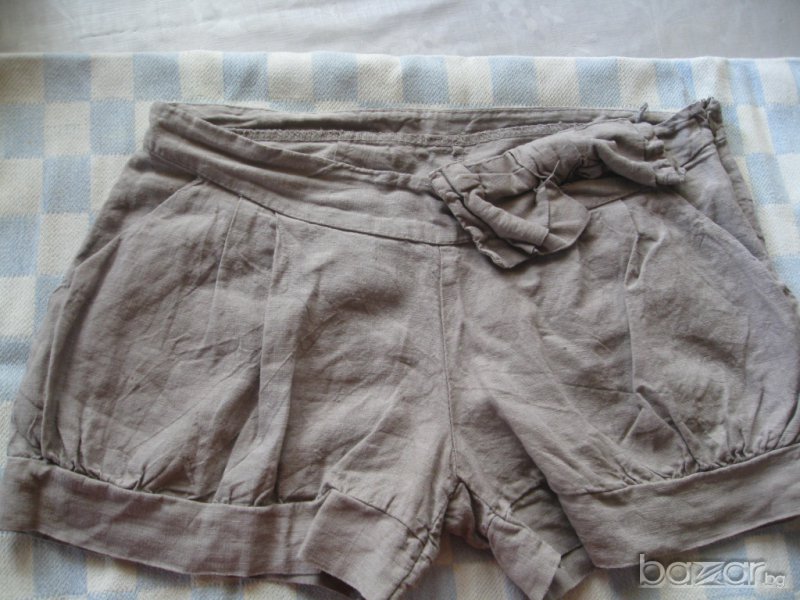 ленени къси панталони, снимка 1