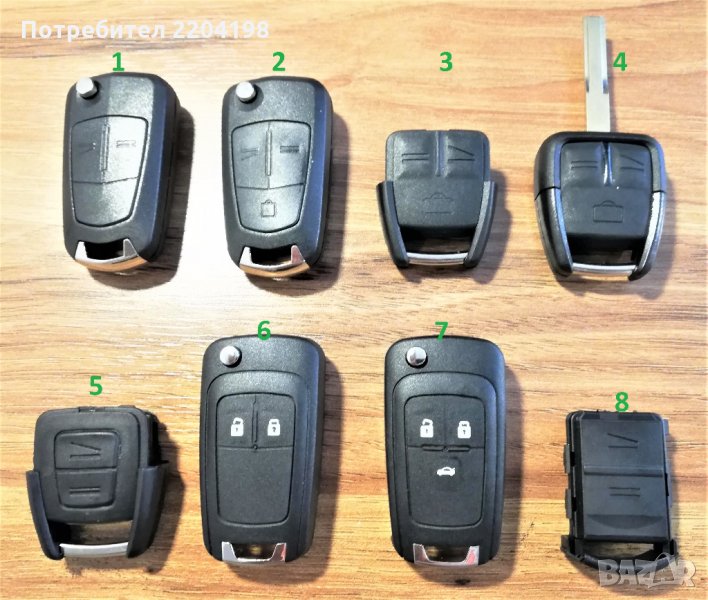 Кутийка ключ Опел Астра Корса Вектра Сигнум Мерива Зафира Инсигния Тиг , снимка 1