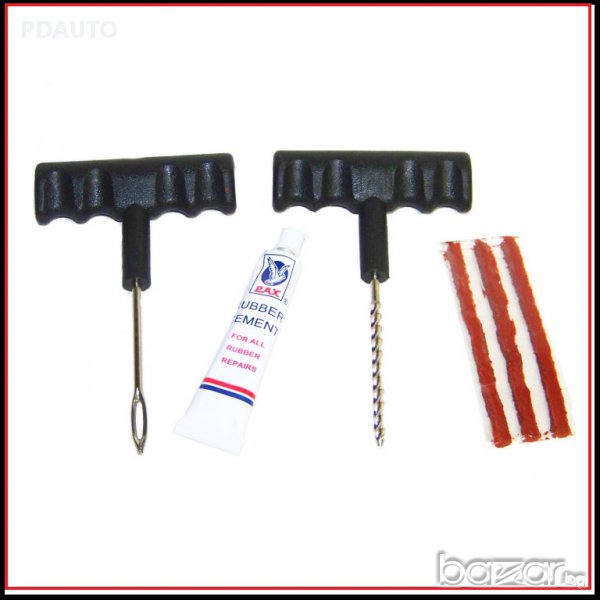 Авариен Ремонтен комплект за гуми мотор колело автомобил джип камион , снимка 1