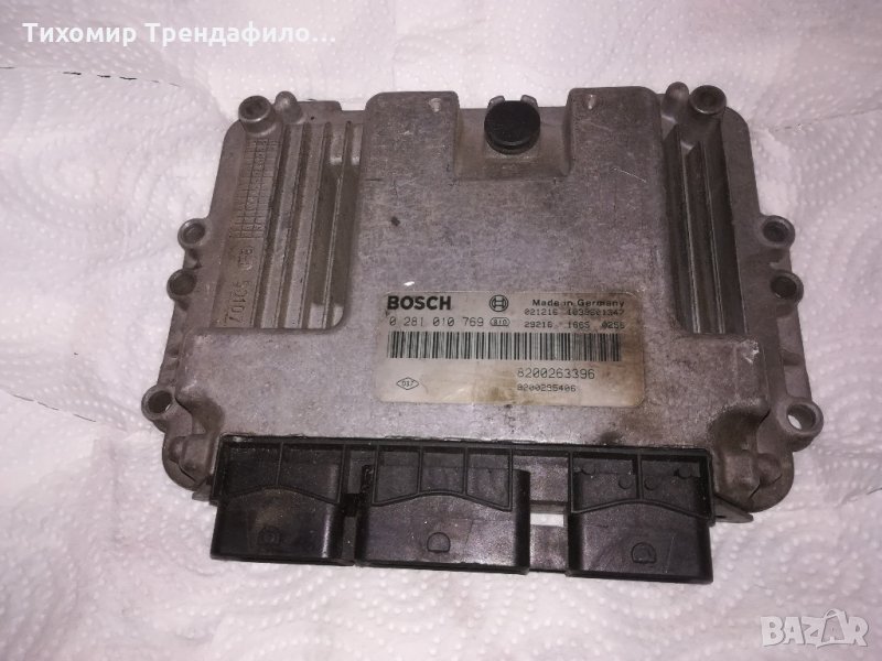 Компютър за двигател RENAULT MEGANE 1.9 DCI 0281010769, 0 281 010 769 ,8200263396, снимка 1