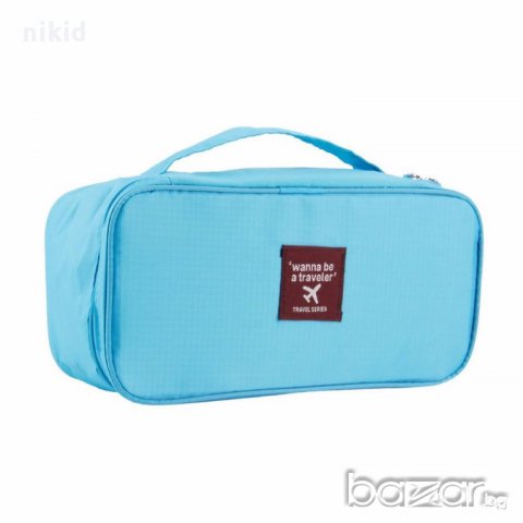 пътна чанта органайзер за пътуване козметичка за бельо с няколко разделения, снимка 5 - Чанти - 15056484