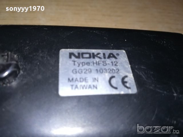 nokia hfs-12 made in taiwan-тонколона-внос швеицария, снимка 11 - Тонколони - 20840007