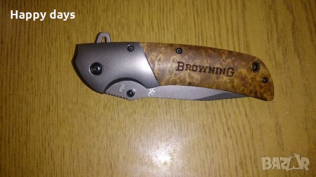 Сгъваем нож Browning, снимка 5 - Ножове - 21718307