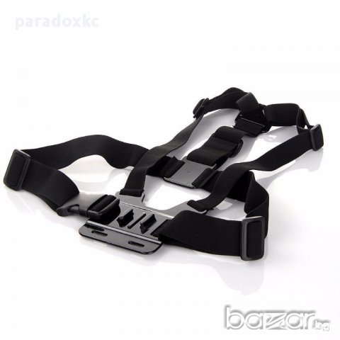 Комплект 3 в 1 за action camera - нагръдник (стойка за гърди) + стойка, снимка 2 - Камери - 10522502