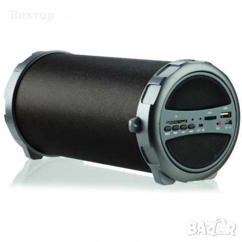 Bluetooth колона тип базука от  Soundlogic с радио, хендсфри, вход за микрофон, USB в, снимка 3 - Слушалки и портативни колонки - 24798153