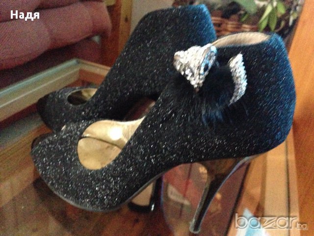 луксозни дамски обувки номер 38,марка AOWAJA, снимка 4 - Други - 17037953
