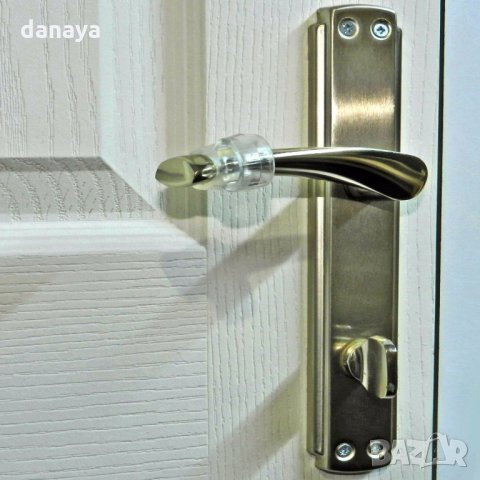 919 Прозрачен стопер за дръжка на врата 4 броя в комплект, снимка 11 - Други стоки за дома - 25314293