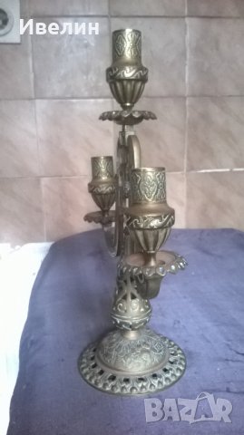 два барокови свещници, снимка 5 - Антикварни и старинни предмети - 25652685