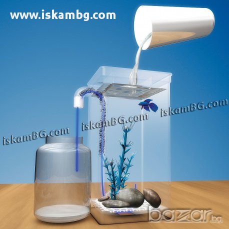 Самопочистващ се аквариум My Fun Fish, снимка 2 - Други - 13635173