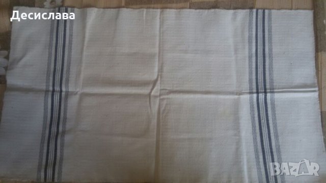 Стар памучен плат - парче ръчно тъкан, снимка 1 - Други - 24424224