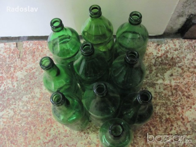Стъклени бутилки , снимка 2 - Други - 19059778