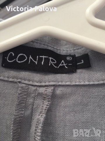 Хубава блуза(риза) CONTRA,лен 100%, снимка 4 - Ризи - 22647803