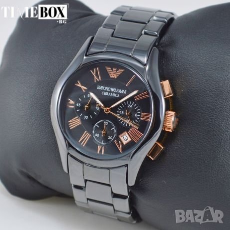 EMPORIO ARMANI Ceramica Chronograph AR1410. Нов мъжки часовник, снимка 6 - Мъжки - 24443189