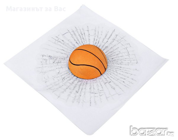 3D стикер за кола - Баскетболна топка, снимка 1 - Аксесоари и консумативи - 16237652