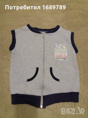 Детски лот от спортно горнище/ суитчър и елек за дете на 5-6 г., снимка 3 - Детски анцузи и суичери - 25796562