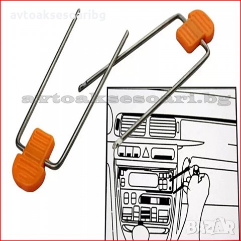 Комплект инструменти за демонтаж на авто радио, кори на врати и табло , снимка 11 - Аксесоари и консумативи - 25203310