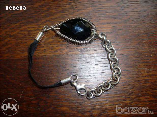  Нова сребърна гривна, снимка 3 - Гривни - 13523851