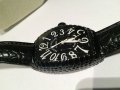 Часовник Franck Muller Black Croco клас реплика  ААА+