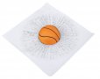 3D стикер за кола - Баскетболна топка, снимка 1