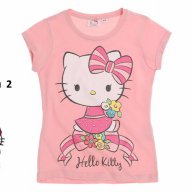 Детска тениска Hello Kitty за 3, 4 и 6 г. - М1-3, снимка 1 - Детски тениски и потници - 17285134