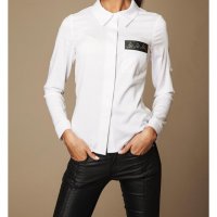 Бяла дамска риза марка Ambigante , снимка 1 - Ризи - 21268485