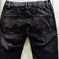 zara man оригинал jeans размер 32 skinny fit цвят тъмно сив мъжки дънки, снимка 4 - Дънки - 22485448