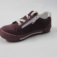 Детски спортни обувки PONKI естествена кожа лила 21/25, снимка 3 - Детски маратонки - 20675254