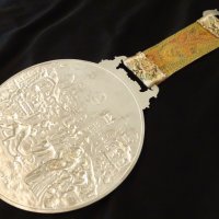 WMF релефно пано,картина от калай Пролет. , снимка 9 - Антикварни и старинни предмети - 25555220