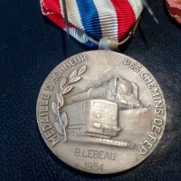 Медали Франция- железници, снимка 3 - Колекции - 24593888