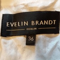 Дам.рокля-"Evelin Brandt"-/вискоза/-цвят-синя+бяло. Закупена от Германия., снимка 3 - Рокли - 22028691