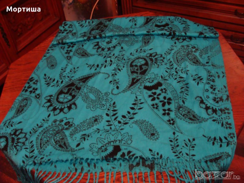  100% кашмир великолепен шал , снимка 1