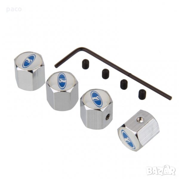 Защита от кражба! Метални капачки за вентили! Лада, снимка 1