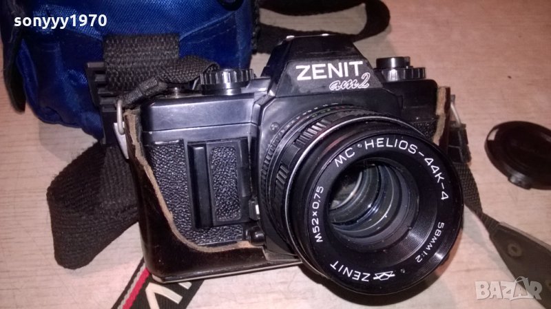 zenit-made in russia-фотоапарат с обектив-внос швеция, снимка 1