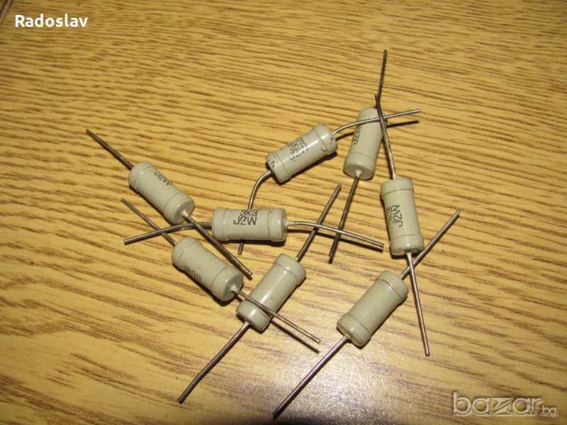 Резистори Български РПМ 3,3К 2W, снимка 1