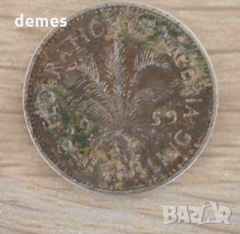  Нигерийска федерация-1 Shilling 1959- 84 m, снимка 1