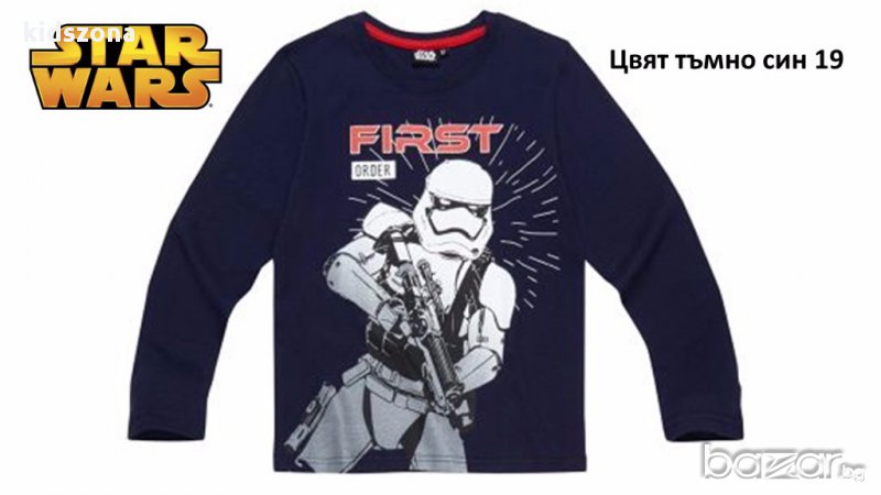 Детска блуза Star Wars за 6, 10 и 12 г. - First order, снимка 1