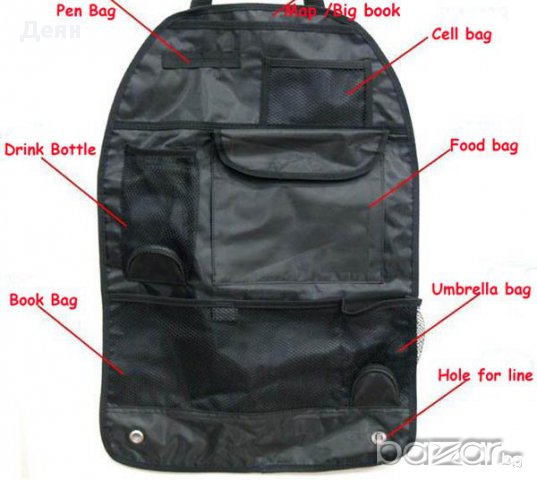 0766 Органайзер за седалка на кола, снимка 2 - Аксесоари и консумативи - 17455215