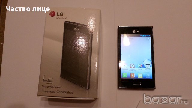 Продавам смарт телефон LG L5