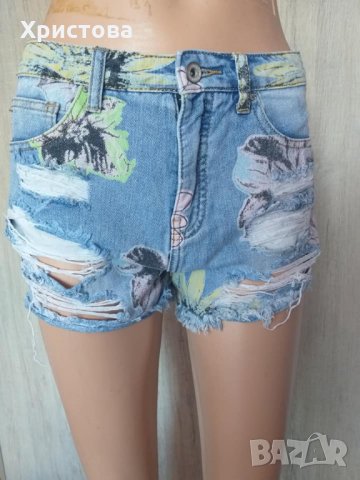 Нови дънкови панталонки - 20,00лв., снимка 8 - Къси панталони и бермуди - 21907591