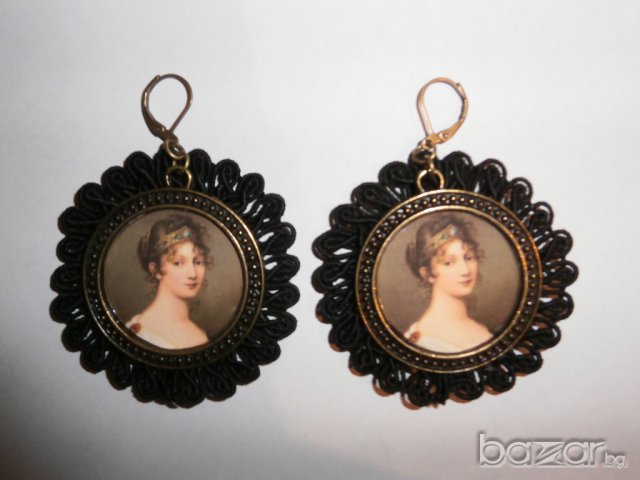 винтидж обеци "мари антоанет"