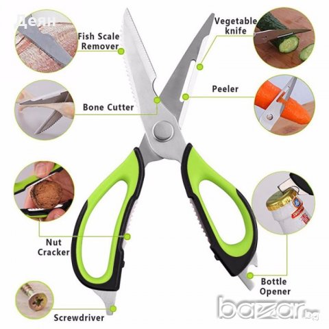 1678 Мултифунционална кухненска ножица 7 в 1
