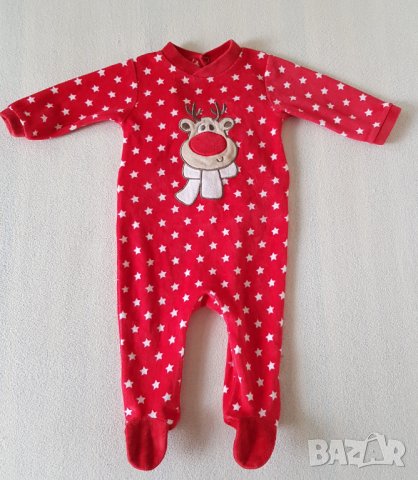 Коледен ромпър 3-6 месеца, снимка 1
